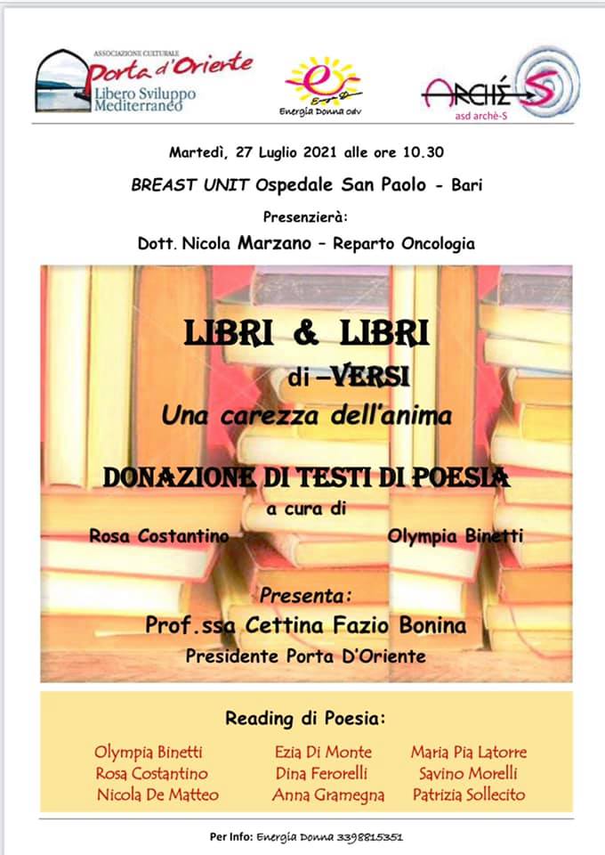 Donazione di Libri oncologico San Paolo luglio.jpg 